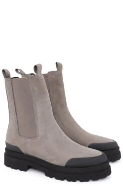 Chelsea Boots Point Aus Nubukleder