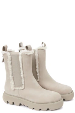 Chelsea Boots Shot Mit Lammfell