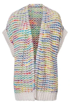 Strickweste Mit Mohair