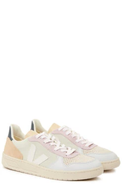 Sneaker V-10 Suede Jade White Multicor