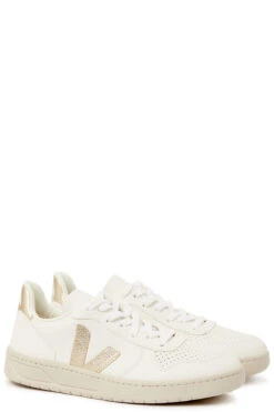 Sneaker V-10 Leather Extra White Platine