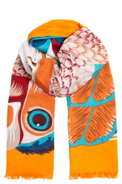 Schal Toucan Aus Baumwolle