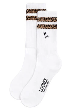 Tennissocken Mit Leoprint